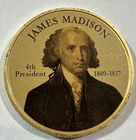 james madison one ounce silver round