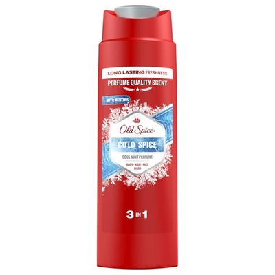 Old Spice Cold Spice 3in1 Duschgel Shampoo 250ml Haar Gesicht Körper Frische