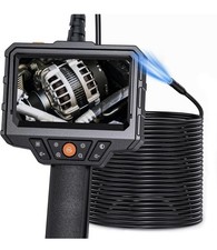 Endoscope w/Light, 50ft Semi-Rigid Cable, 4.3'' HD 1080P, 8 Adjustable LEDs