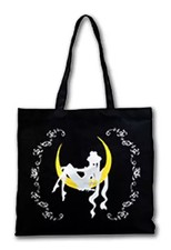 Pretty Guardian Sailor Moon Black Silhouette Tote Bag Purse