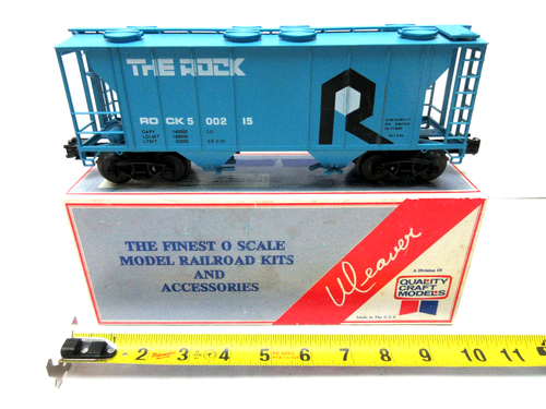 WEAVER 1617 THE ROCK PS-2 34 FT COVERED HOPPER CAR - 3 RAIL O SCALE - LIONEL