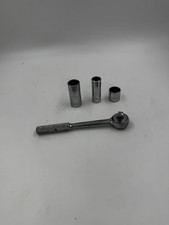 Sk Wayne Tools 4 Piece Lot 38 Drive Ratchet 2 Deep Sockets And 1 Short Socket