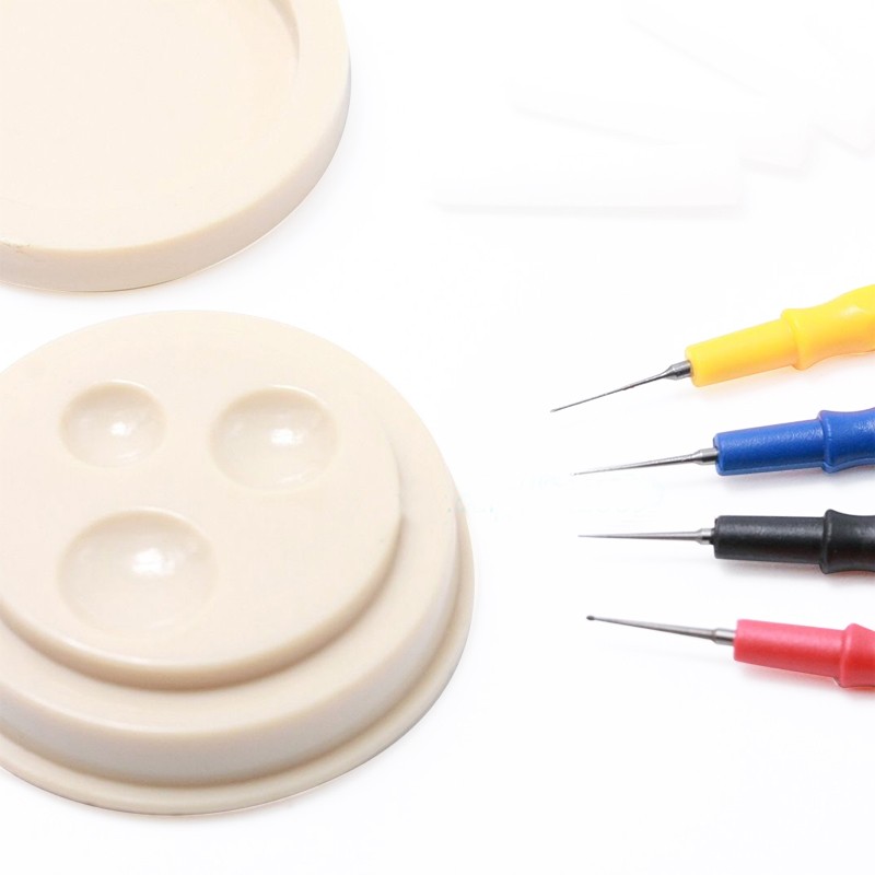 Plastic+Metal Precision Oiler Pen Needle With Oil Cup Watch Clock Repair Tool b