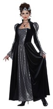 Dark Majesty Adult Women Costume Dress With Crown 00724