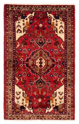 Vintage Hand-Knotted Area Rug 3'5'' x 5'7'' Traditional Oriental Wool Carpet