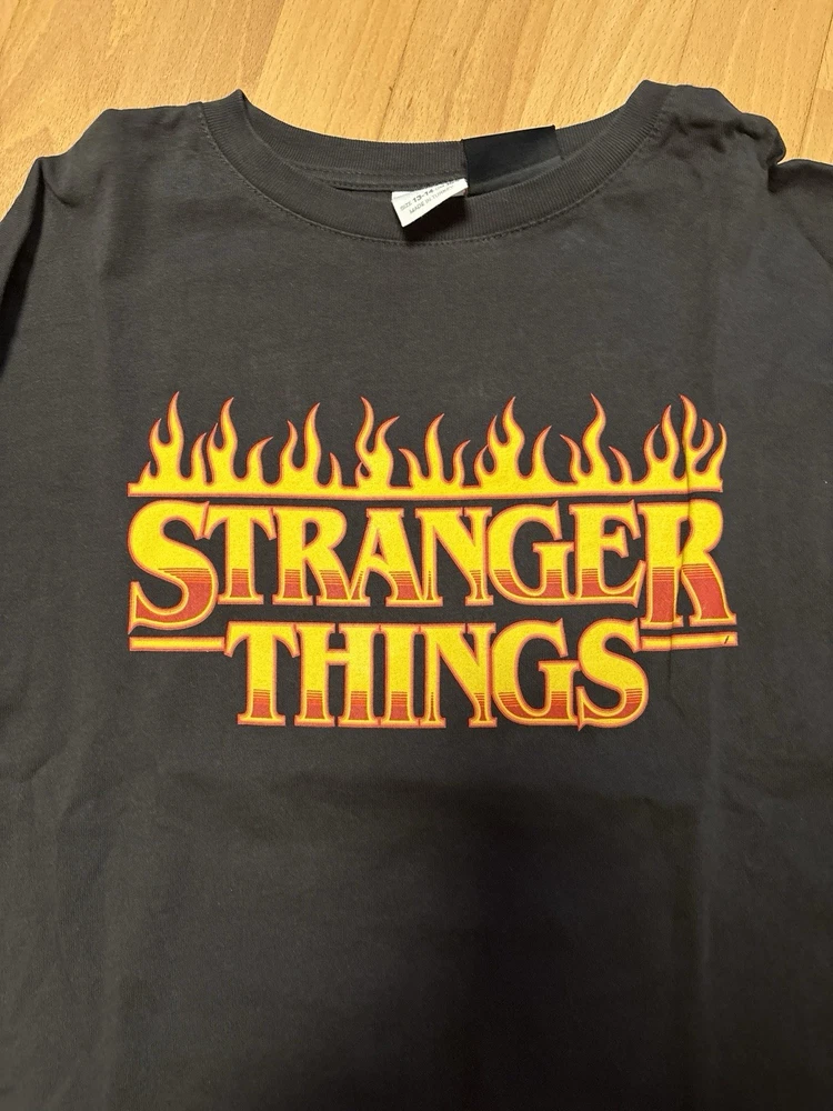 Langarm Shirt, Zara, Größe 164, Stranger Things, Anthrazit, wurde nie getragen