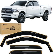 Nilight in Channel Rain Guards for Ram 1500 2009 2010 2011 2012 2013 2014 2015 2