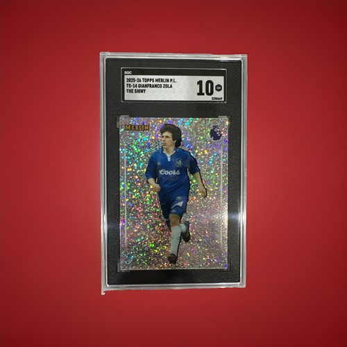 Gianfranco Zola – 2025-26 Topps Merlin Premier League · The Shiny #TS-14 Gianfranco Zola