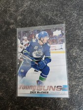2019-20 Upper Deck Series 1 Young Guns Zack MacEwen YG RC Card# 244
