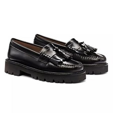 G.H. BASS Women's Weejuns Esther Super Lug Sole Loafers Size 7 MSRP 195 