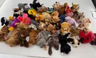 Vintage Ty Beanie Babies Lot of 39 Mixed Animals Plush Toys With Tags 1990s