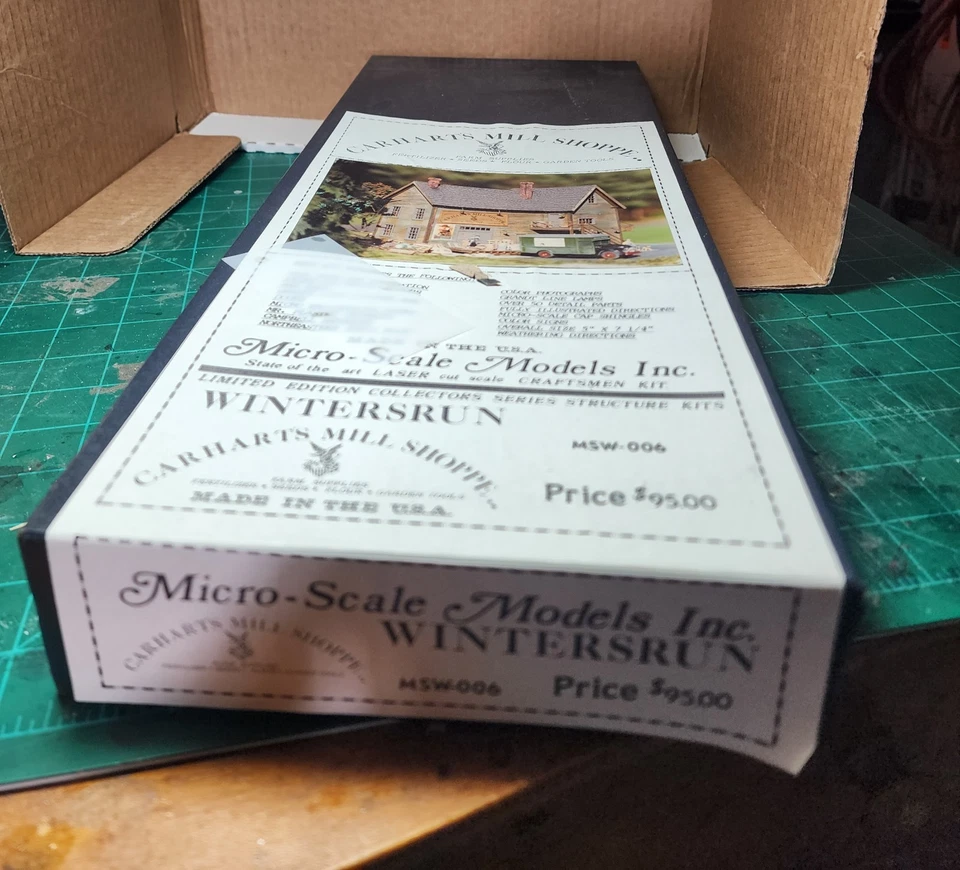 Kit de construcción Carharts Mill Shoppe modelos microescala escala Ho Hon3 Foto 2 de 3