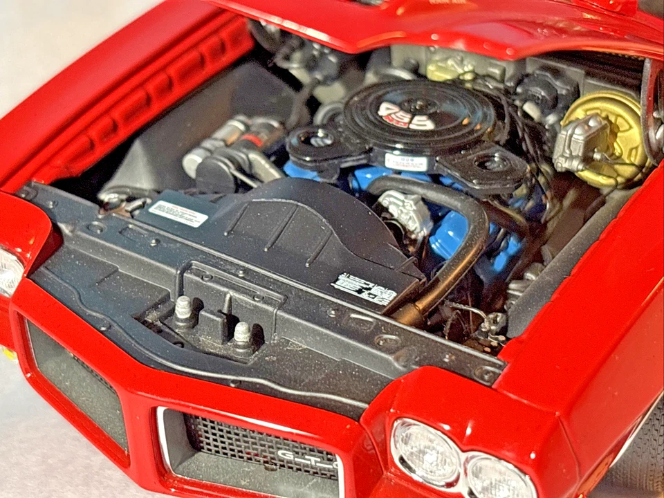 PONTIAC GTO RED 1972 455 HO RAM AIR HARD TOP  1-18 DIECAST GMP 1 of 3996 - Image 4 of 4