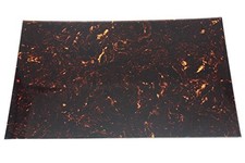 Uncut 11"x17" DIY Blank Guitar Bass Pickguard Material Sheet Dark Tortoise