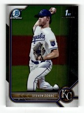 2022 Bowman Draft #BDC-101 Steven Zobac Chrome