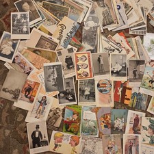 OLD POSTCARD LOT HUMOR Real Photo RPPC 1900s-40s Panama IOWA ANTIQUE EPHEMRA