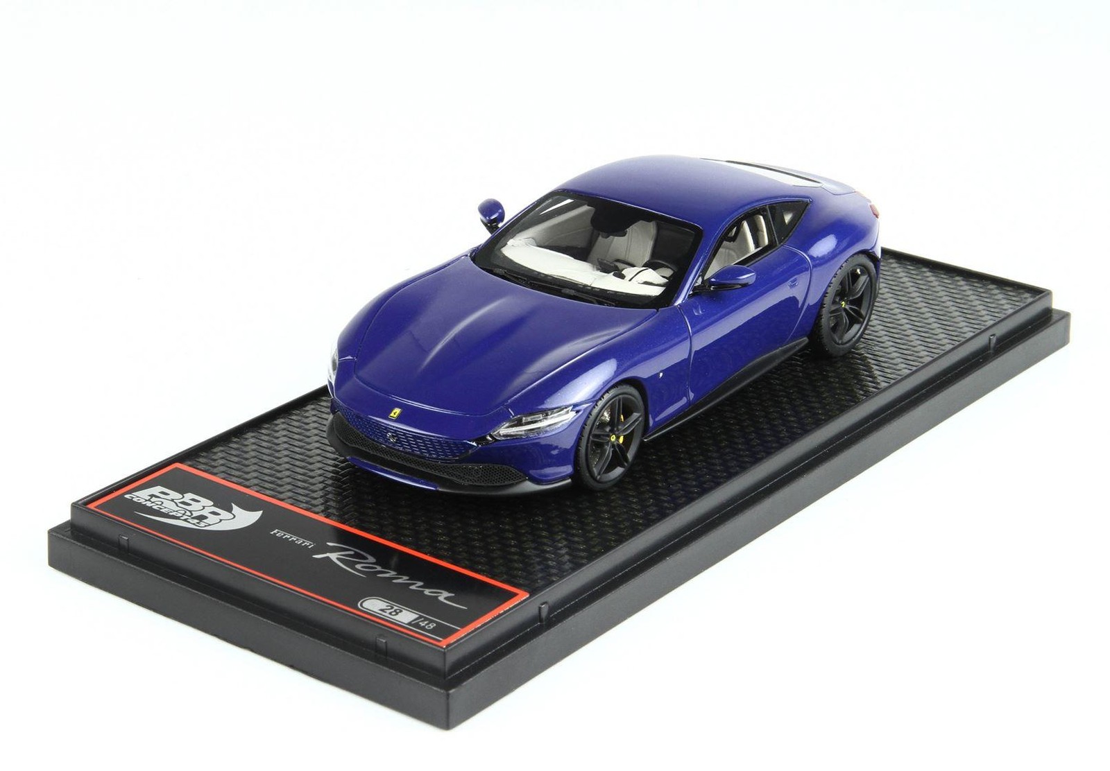 BBR Ferrari Roma Metallic Electric Blue BBRC236L