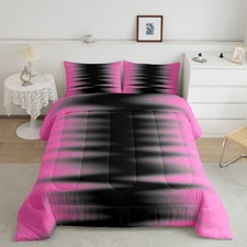 Ombre Comforter Set Full Size Modern Comforter for Boys Girls Teens Ombre Eff...