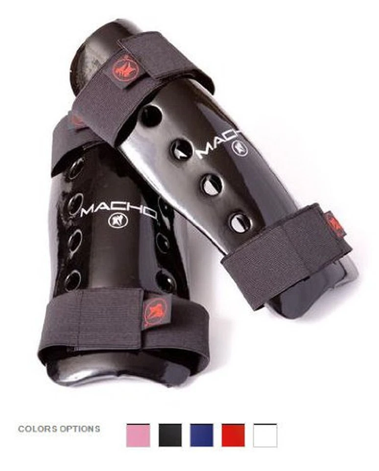 Macho Dyna 7 Piece Sparring Gear Set with shin Guards White Child Small - Image 2 of 2