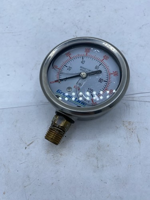 #ad #ad Green line Pressure Gauge 0 100 PSI 2.5” Dial Face 1 4quot; Bottom Mount $10.00