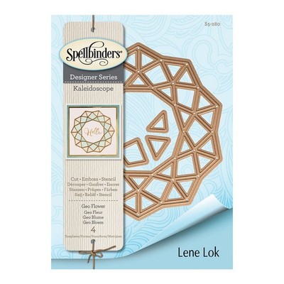 NIB! Spellbinders GEO FLOWER  KaleidoscopeDesignerSeries Die-Rtd- Mint Condition