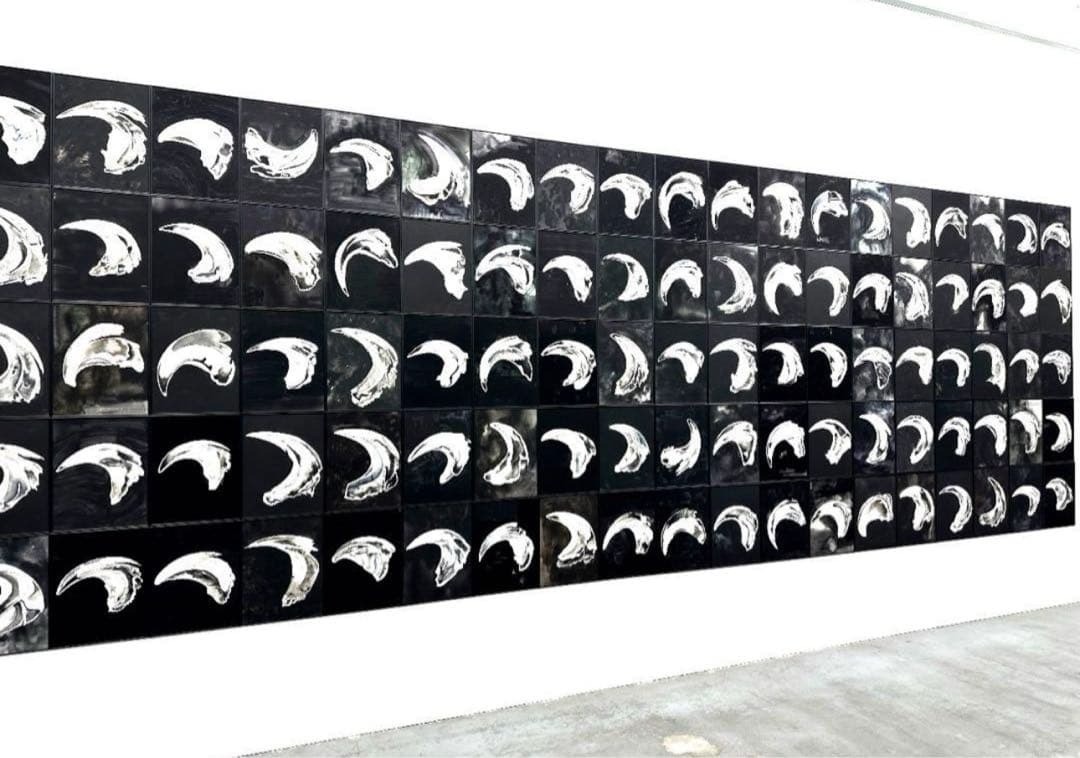 TIDE IDETATSUHIRO Original Watercolor Claw (crew) 2023 HENKYO Gallery Japan