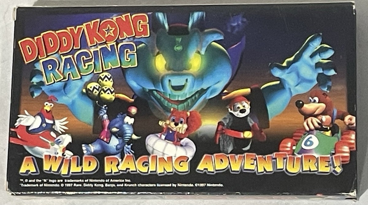 1997 Diddy Kong Racing A Wild Racing Adventure VHS N64 Promo