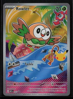 Rowlet Holo Promo ME: Mega Evolution Promo 043 NM (3C)