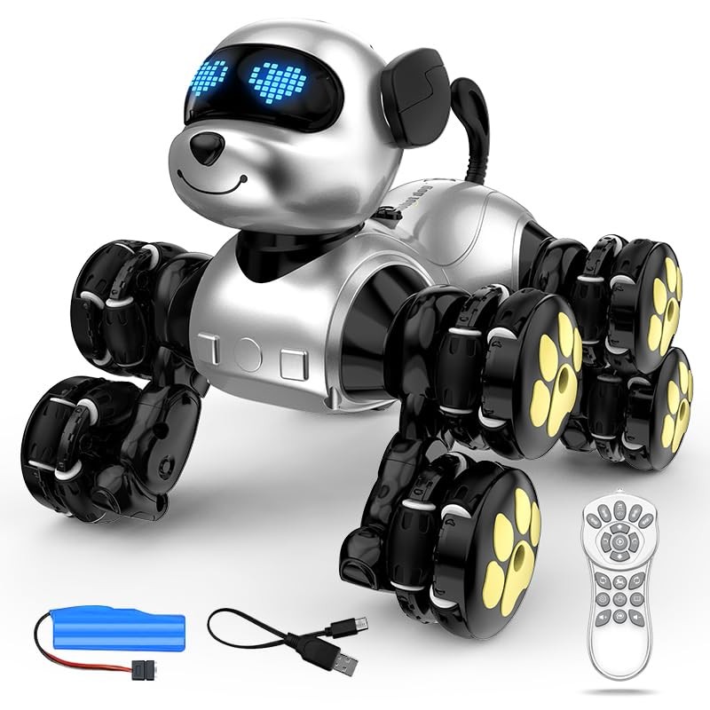 , 2.4ghz Remote Control Car Dog Toys With Led ...