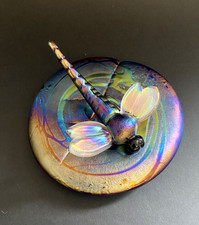 Lazlo Signed art glass sculpture/paperweight