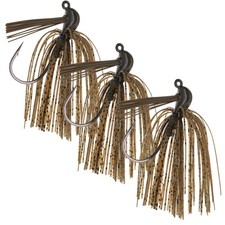 3 Pack Flipping Jigs Bass Fishing Weedless Design Jig Head Pike Walleye Lure