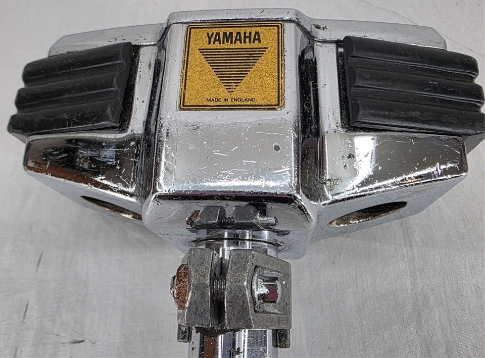 Yamaha De Colección Plata Power V TH-80W Doble Tom Bajo Brazo Montaje Árbol Soporte Foto 4 de 4