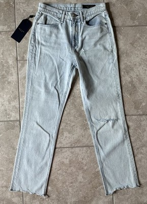 Rag & Bone Jeans 26 *26x26* Women s Ankle Cigarette Light Wash Kaihara Denim NWT