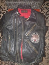 Vintage Leather Jacket Size Large