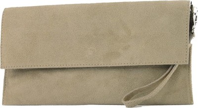 modamoda de T151 Damen Wildleder Rauleder Clutch Umhängetasche Abendtasche 