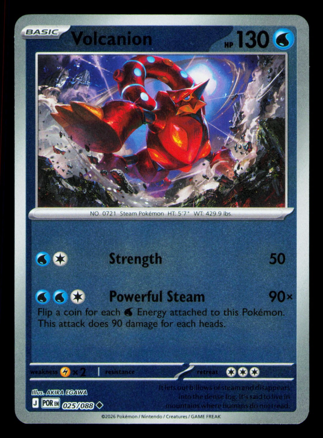 Volcanion Uncommon ME03: Perfect Order 025/088 NM