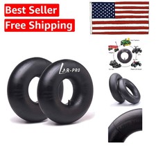 Shock-Absorbing Heavy Duty Inner Tubes 13 x 4.00-6 for Smooth Rides - 2-Pack