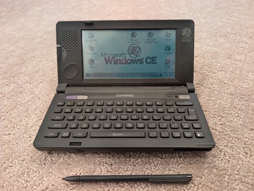 VINTAGE COMPAQ C120+ WINDOWS CE 266502-001 - TESTED/WORKING w/ Stylus 