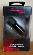 Rocketfish Mobile Dual Port USB Vehicle Cigarette Power Charger