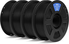PETG 3D Printer Filament 1.75mm Black 4KG