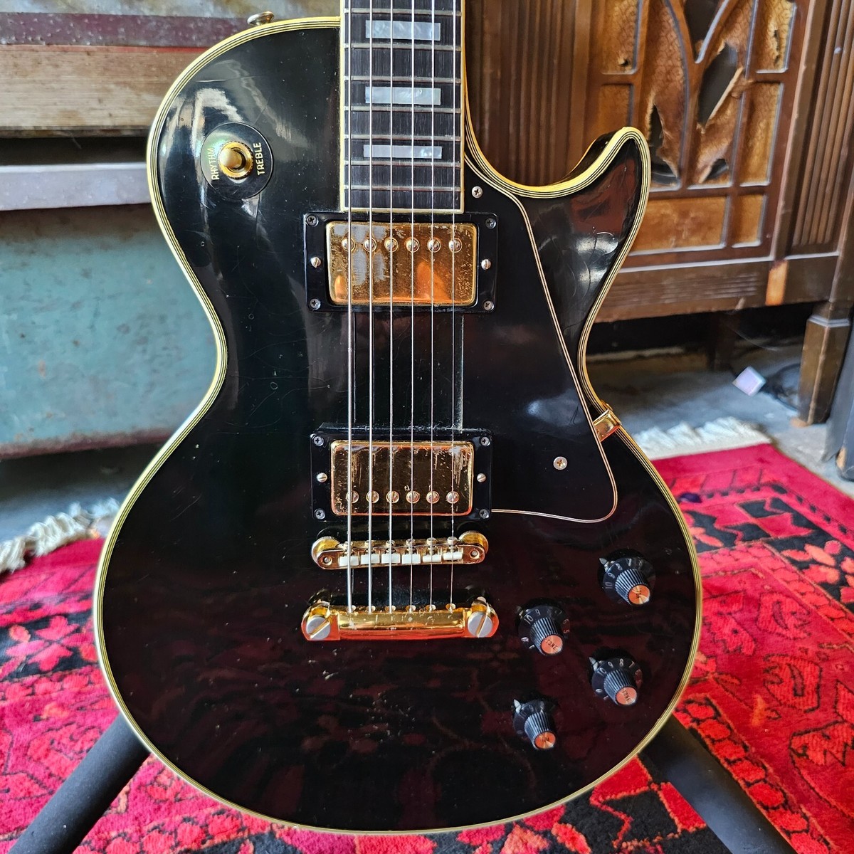 1970 Gibson Les Paul Custom 1969 Appointments Black Beauty | eBay