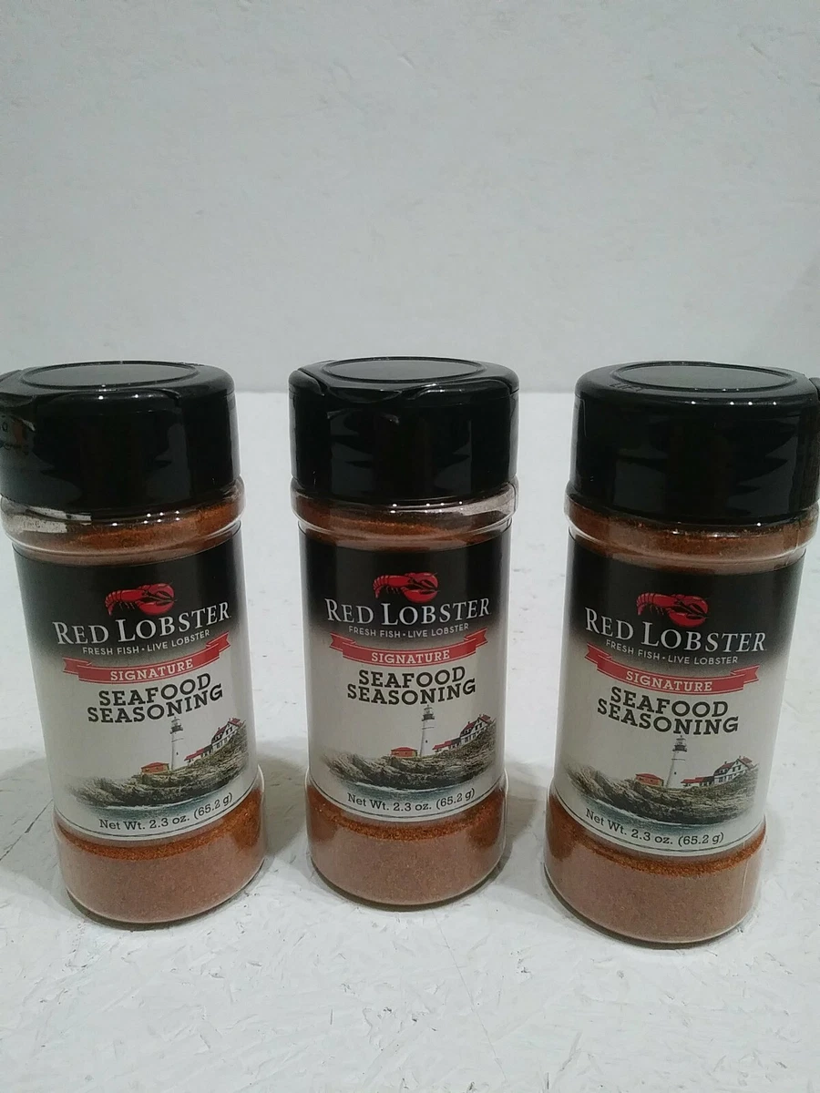 Lot of 3- RED LOBSTER Signature Seafood Seasoning 2.3oz each