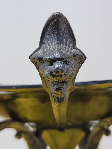 Antique Silverplate Tray Trinket Dish Man/Beast CT Simpson Hall Miller RARE - Picture 6 of 11
