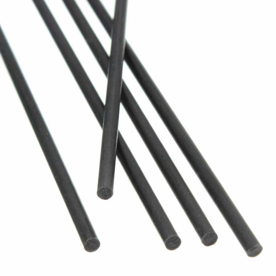 8mm/ 10mm Diameter x 500mm Carbon Fiber Solid Rod Round Bar Pin For RC Airplane - Image 4 of 4