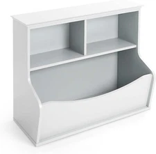 Amazon Basics Children's 3 Shelf Multi-Functional Bookcase and Toy Storage Bin