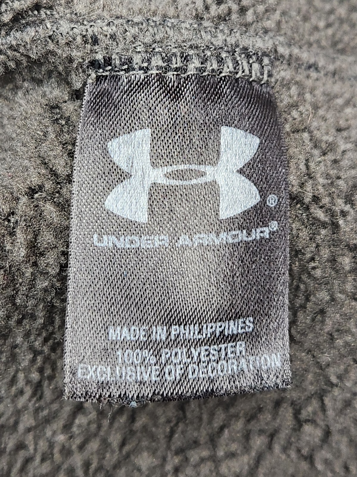 Under Armour Sweatshirt Men's M‎ Gray Loose 1/4 Z… - image 9