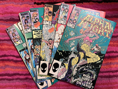 Alpha Flight Comics 12 x Hefte Konvolut #14-22, 28