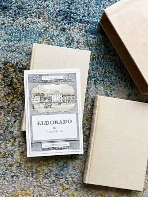 El Dorado Bayard Taylor - 2 Volume Set, Slipcase California Gold 1st Print Thus
