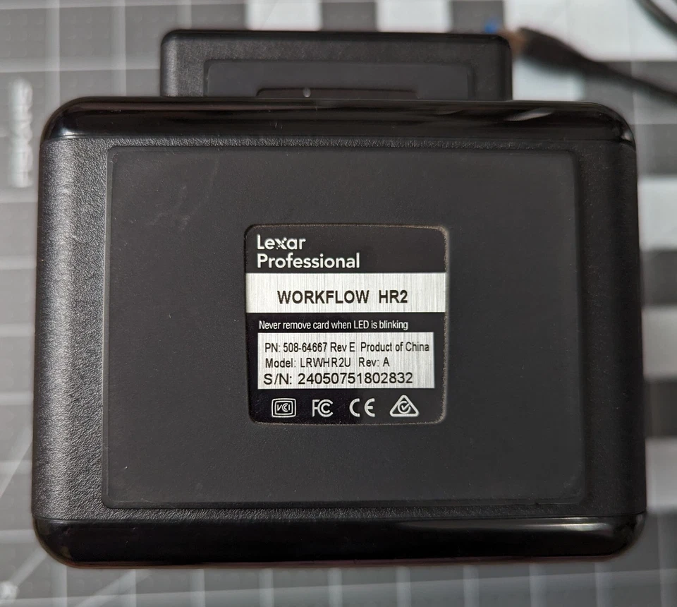 Lexar Professional Workflow HR2 Hub USB 3.0 PLUS x4 SR2 SDHC Readers RARE! - Image 3 of 4