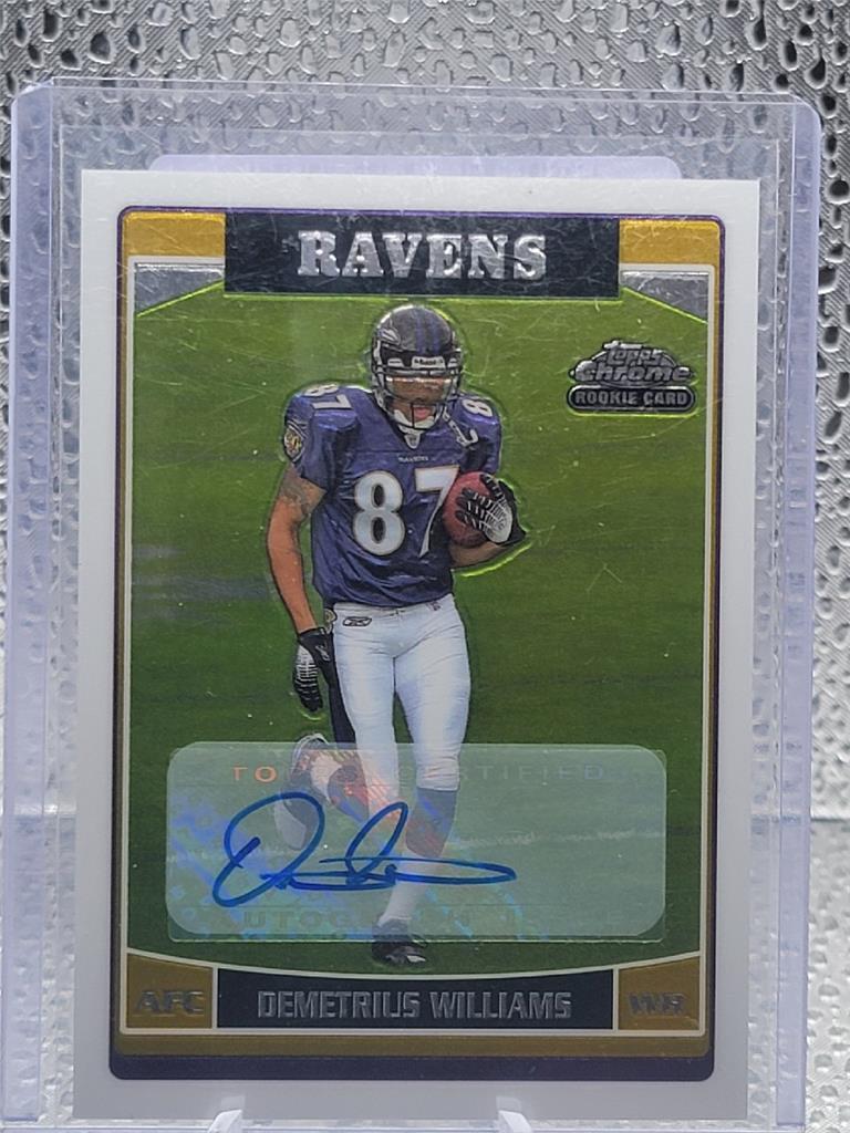 2006 Topps Chrome Rookie Autograph #265 Demetrius Williams Rookie Auto